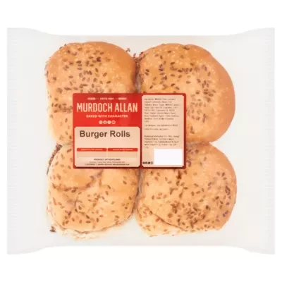 Murdoch Allan 4 Burger Rolls