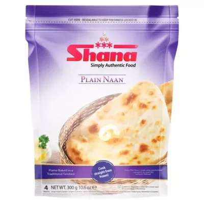 Shana 4 Plain Naan 300g
