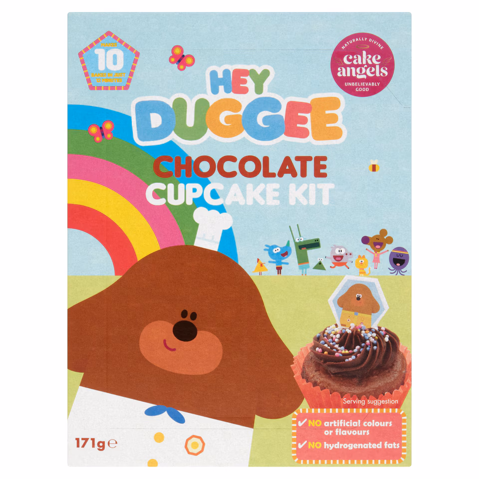 Cake Angels Hey Duggee Chocolate Cup Cake Kit 176G