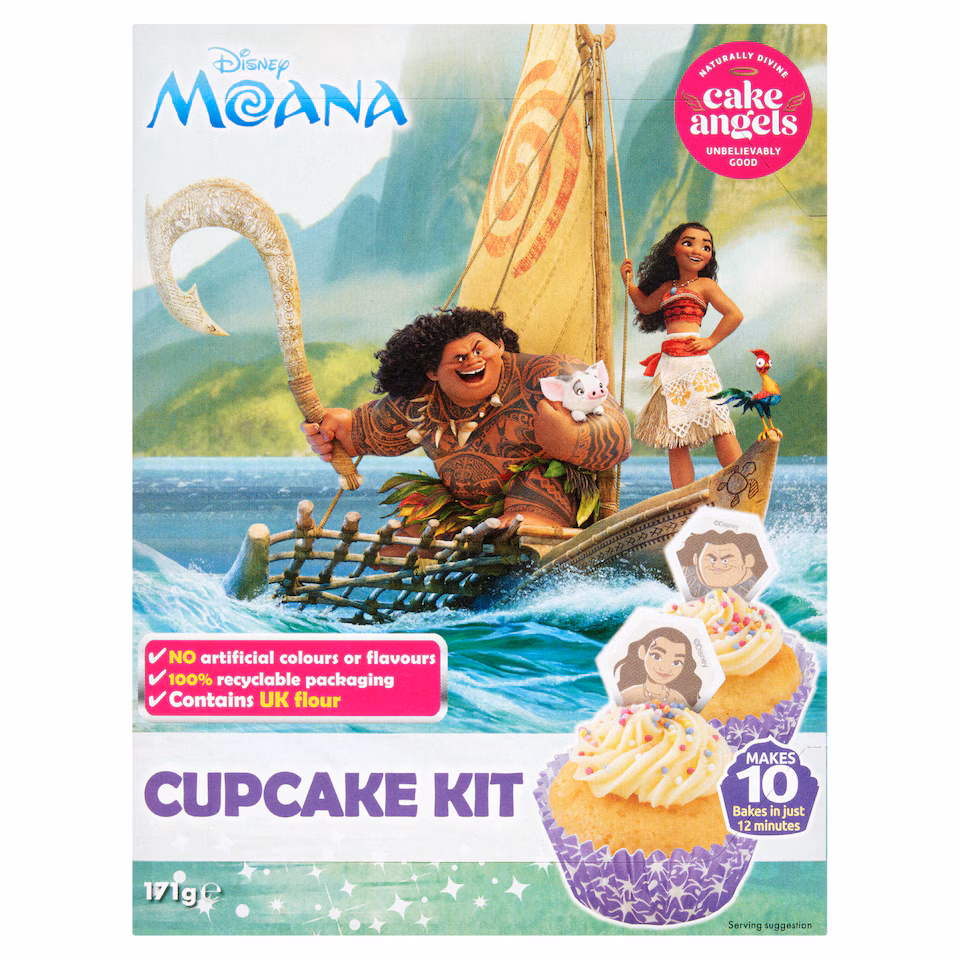 Cake Angels Disney Moana Cup cake kit Plain 171g