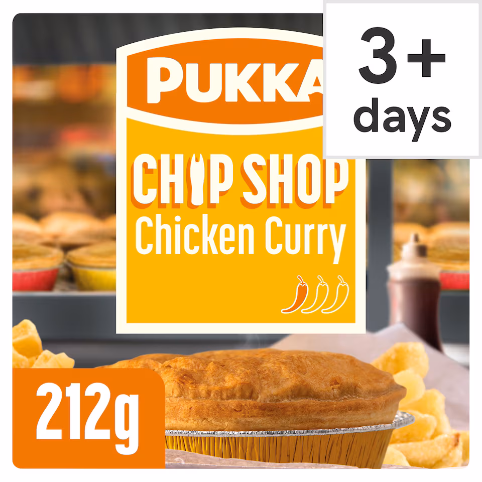 Pukka Chip Shop Chicken Curry Pie