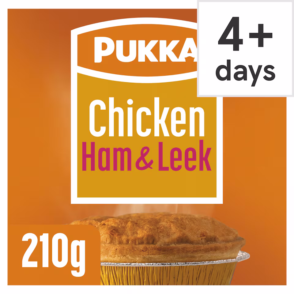 Pukka Chicken Ham and Leek Pie
