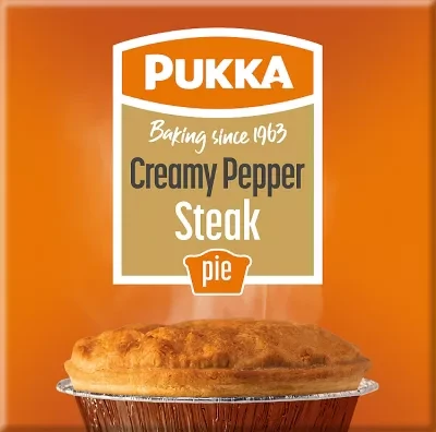 Pukka Creamy Pepper Steak Pie
