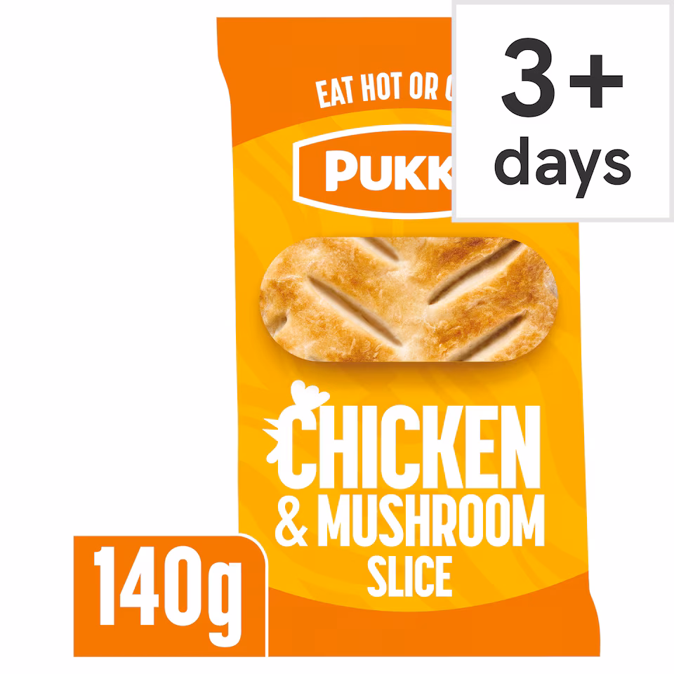 Pukka Chicken & Mushroom Slice 140g