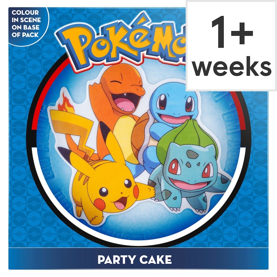 Pokemon Pikachu Celebration Party Cake - Raspberry and Vanilla