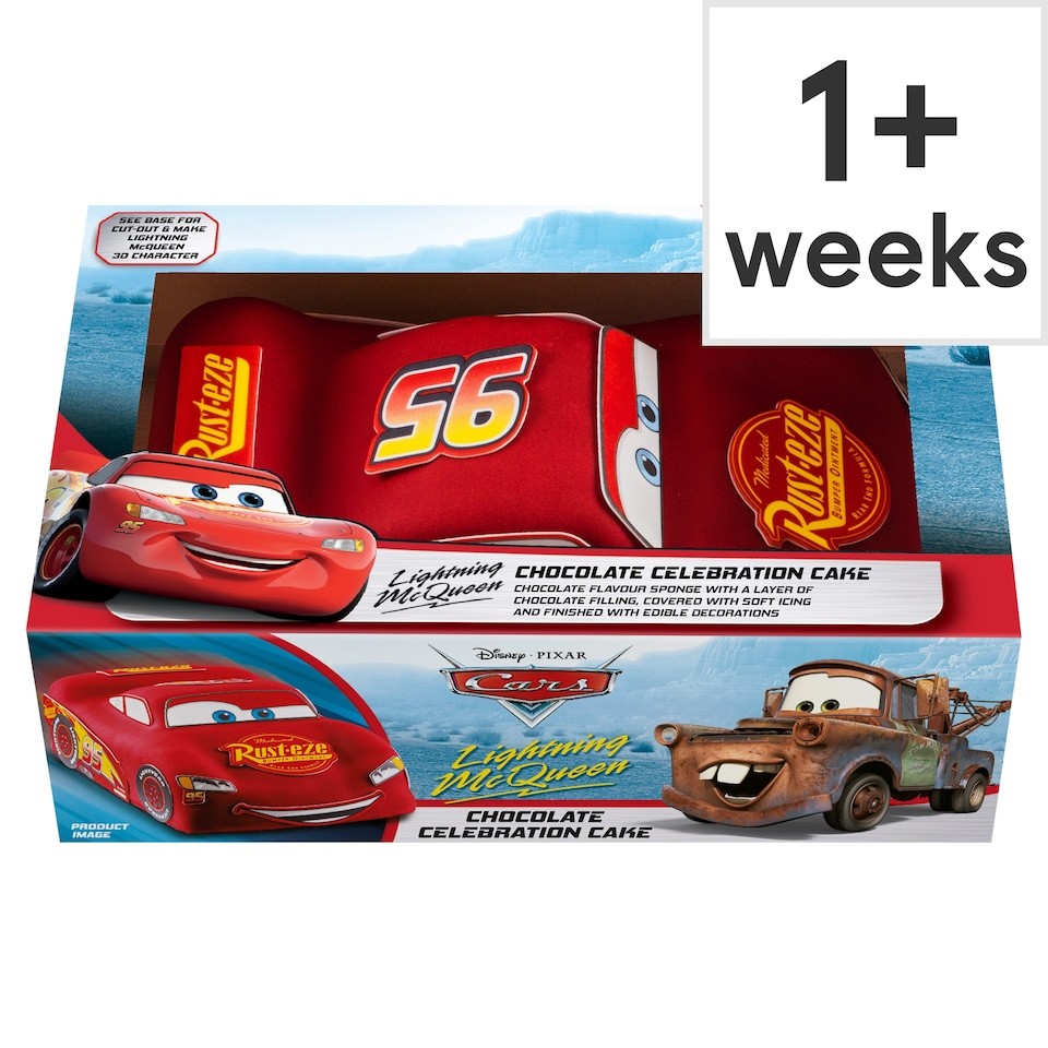 Disney Cars Lightning McQueen Chocolate Celebration Cake