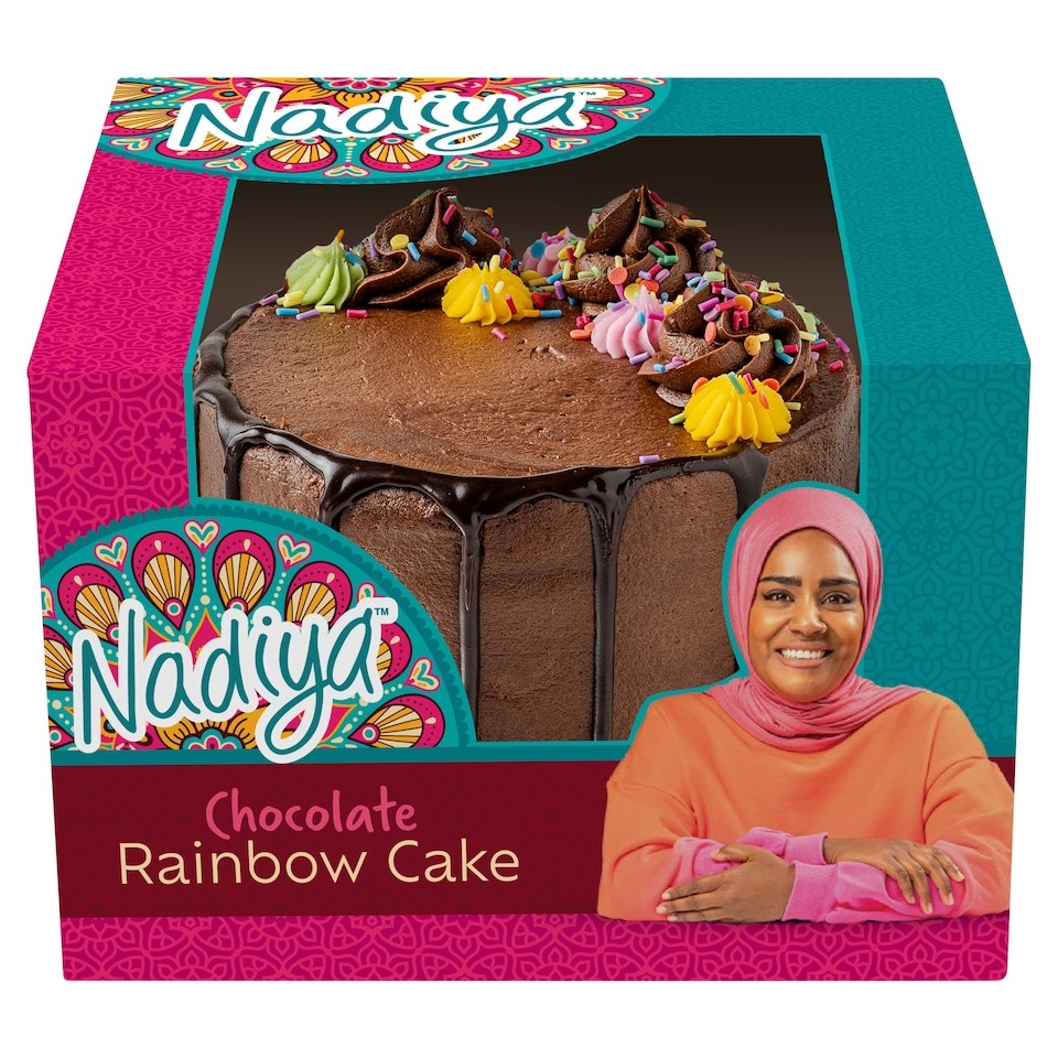 Nadiya Chocolate Rainbow Cake