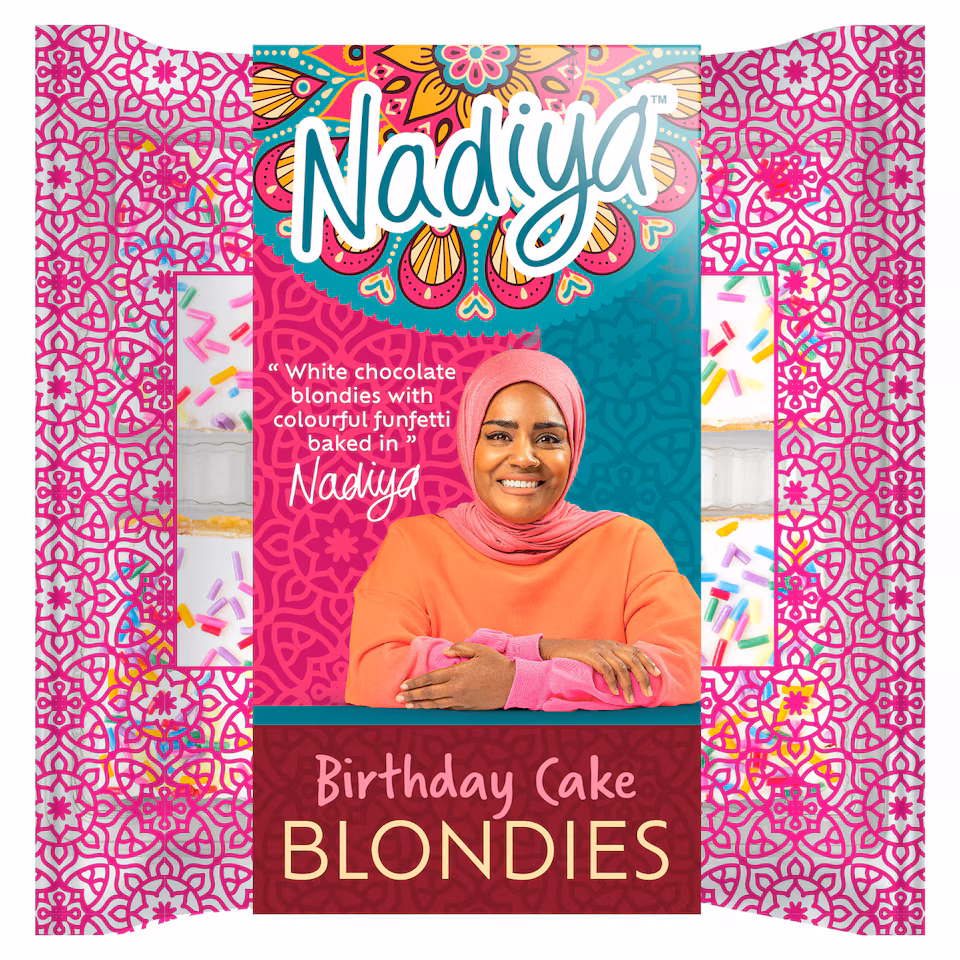 Nadiya Birthday Cake Blondies 198g