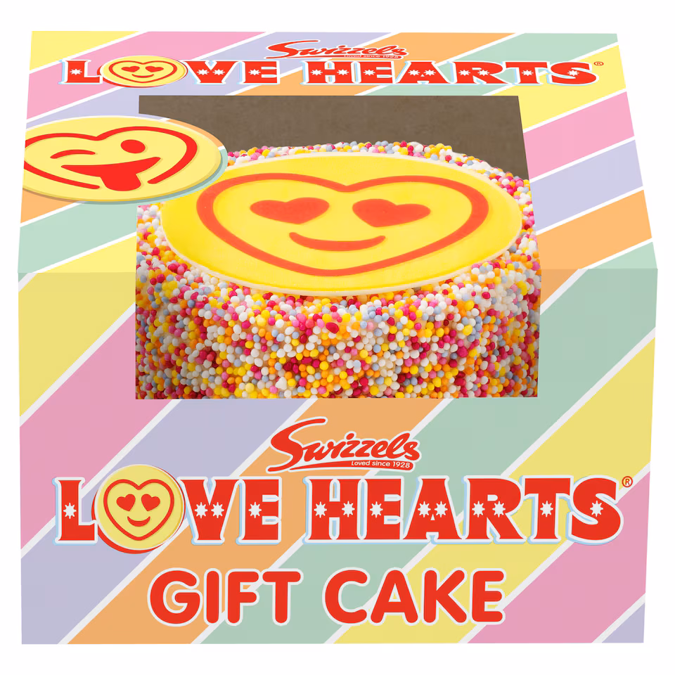 SWIZZELS Love Hearts Gift cake