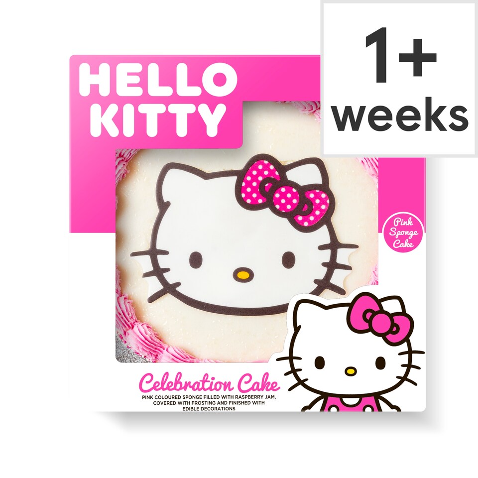 Hello Kitty Pink Sponge Celebration Cake