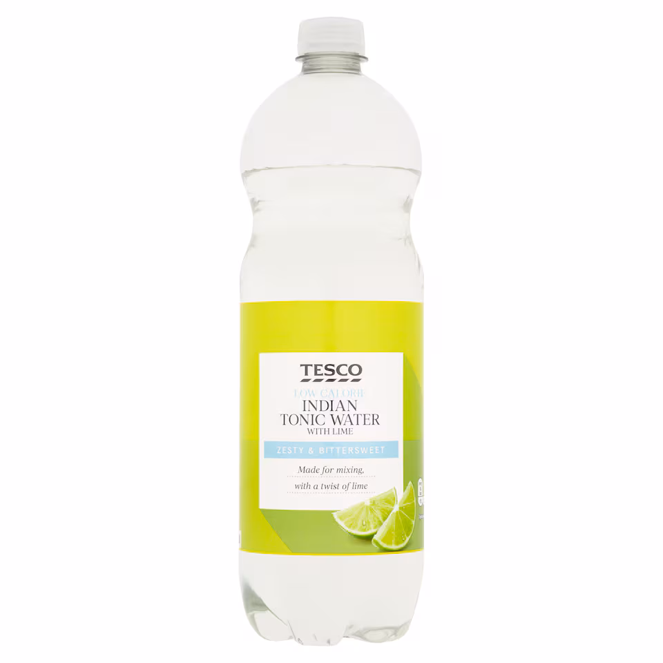 Tesco Low Calorie Indian Tonic Water With Lime 1 Litre