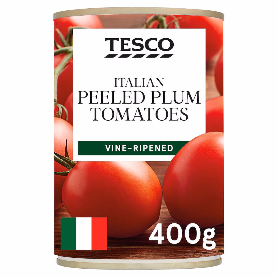 Tesco Italian Peeled Plum Tomatoes 400G