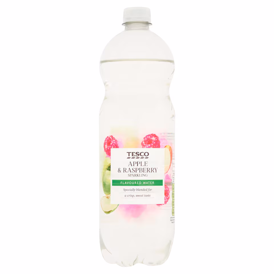 Tesco Sparkling Water Apple & Raspberry 1 Litre