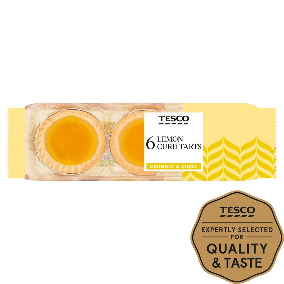 Tesco Lemon Curd Tarts 6 Pack