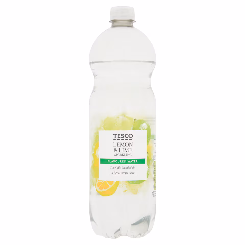 Tesco Sparkling Water Lemon & Lime 1 Litre
