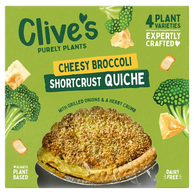 Clive's Cheesy Broccoli Quiche 380g