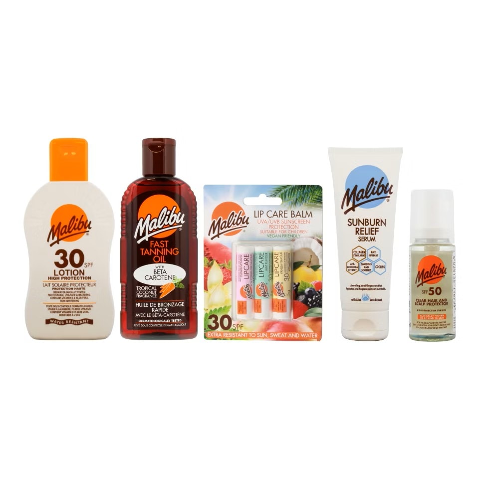 Malibu Sun Tanning Bundle - 5pc