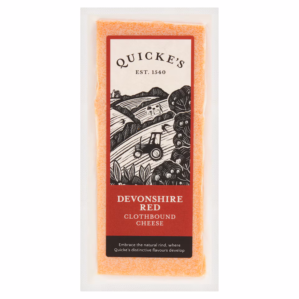 QUICKE'S DEVONSHIRE RED CLOTHBOUND CHEESE 150g