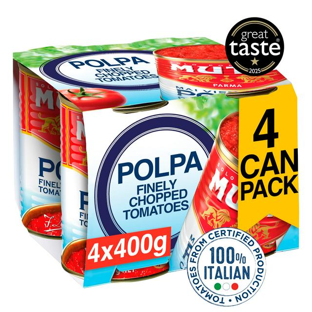 Mutti Finely Chopped Tomatoes 4 x 400g