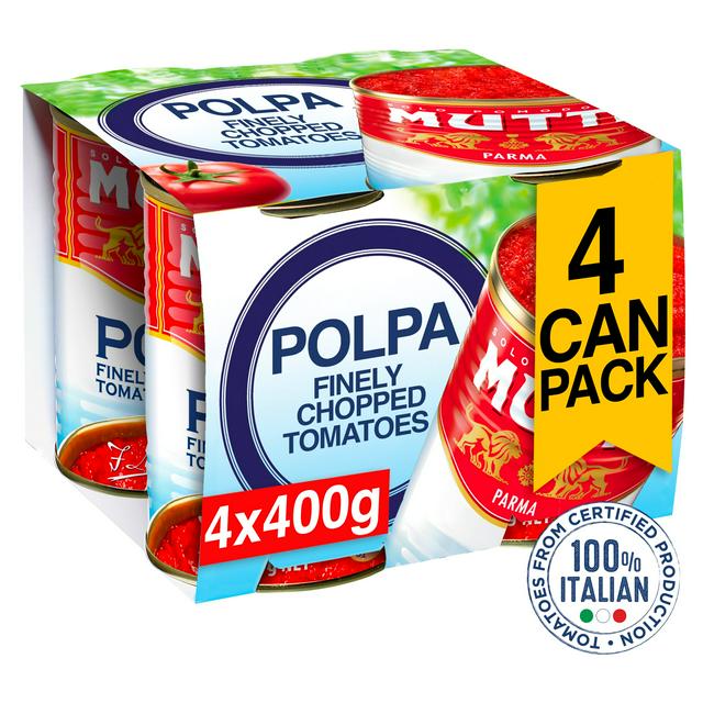 Mutti Finely Chopped Tomatoes 4 x 400g