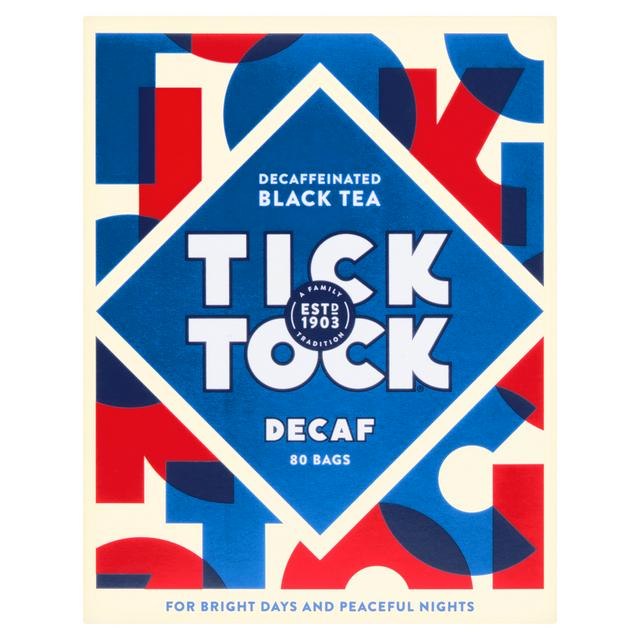 Tick Tock Decaf Decaffeinated Black Tea 216g