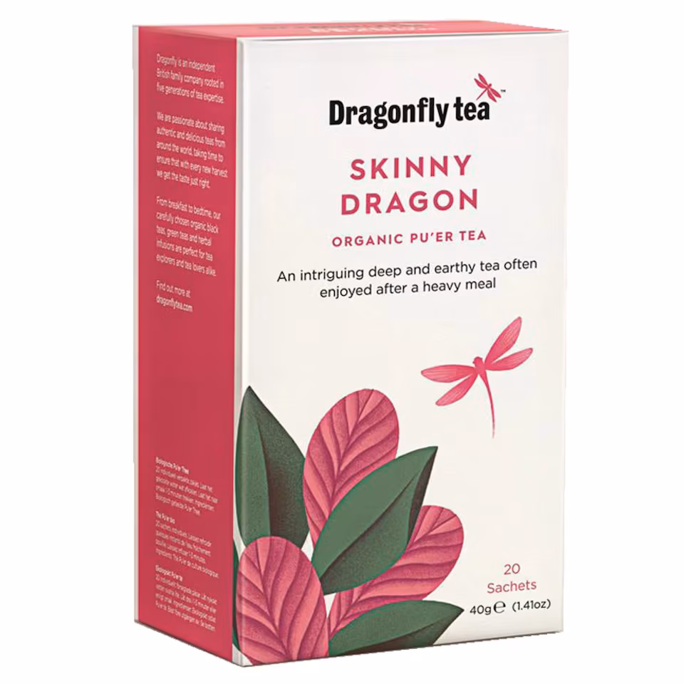Organic Pu'er Tea x 20 Bags (Dragonfly Tea) | Multi