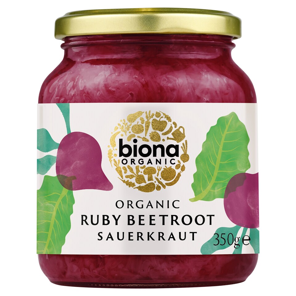 Biona Organic Ruby Beetroot Sauerkraut 350g