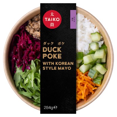 Taiko Duck Poke with Korean Style Mayo