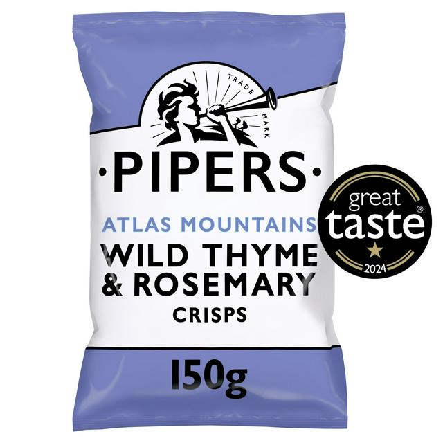 Pipers Atlas Mountains Wild Thyme & Rosemary Sharing Crisps 150g
