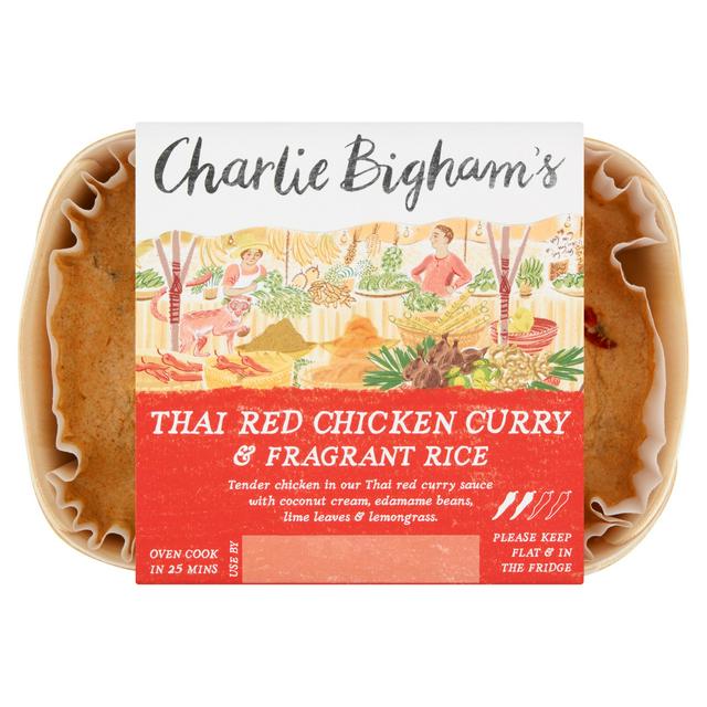 Charlie Bigham's Thai Red Chicken Curry & Fragrant Rice 418g