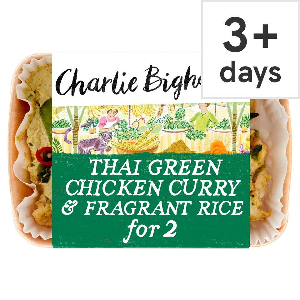Charlie Bigham's Thai Green Chicken Curry & Fragrant Rice 805G