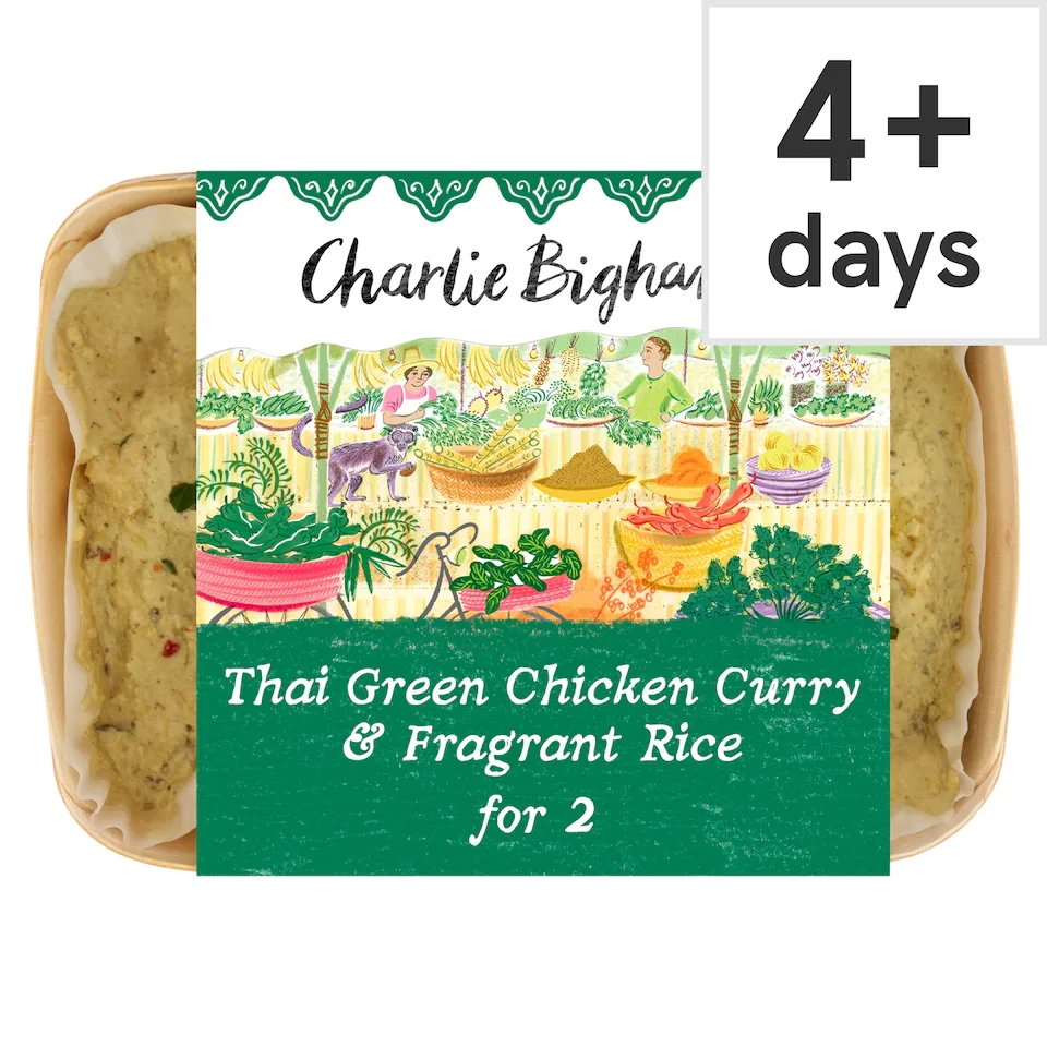 Charlie Bigham's Thai Green Chicken Curry & Fragrant Rice 805G