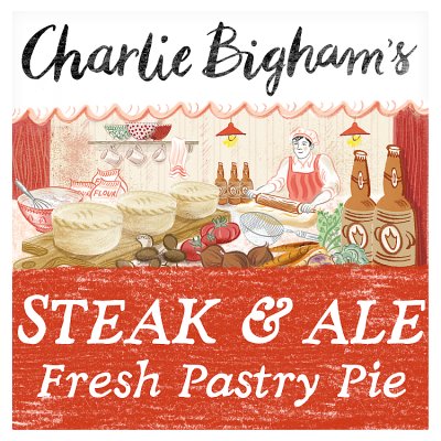 Charlie Bigham's Steak & Ale Full Pastry Pie