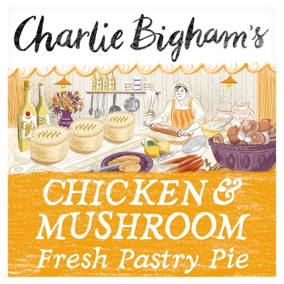 Charlie Bigham's Roast Chicken & Mushroom Full Pastry Pie