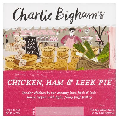 Charlie Bigham's Chicken, Ham & Leek Ceramic Pie