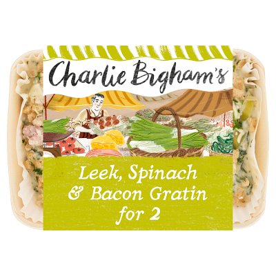 Charlie Bigham's Leek, Spinach & Bacon Gratin