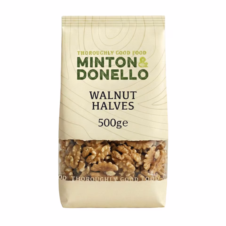 Minton & Donello Walnut Halves 6 x 500g