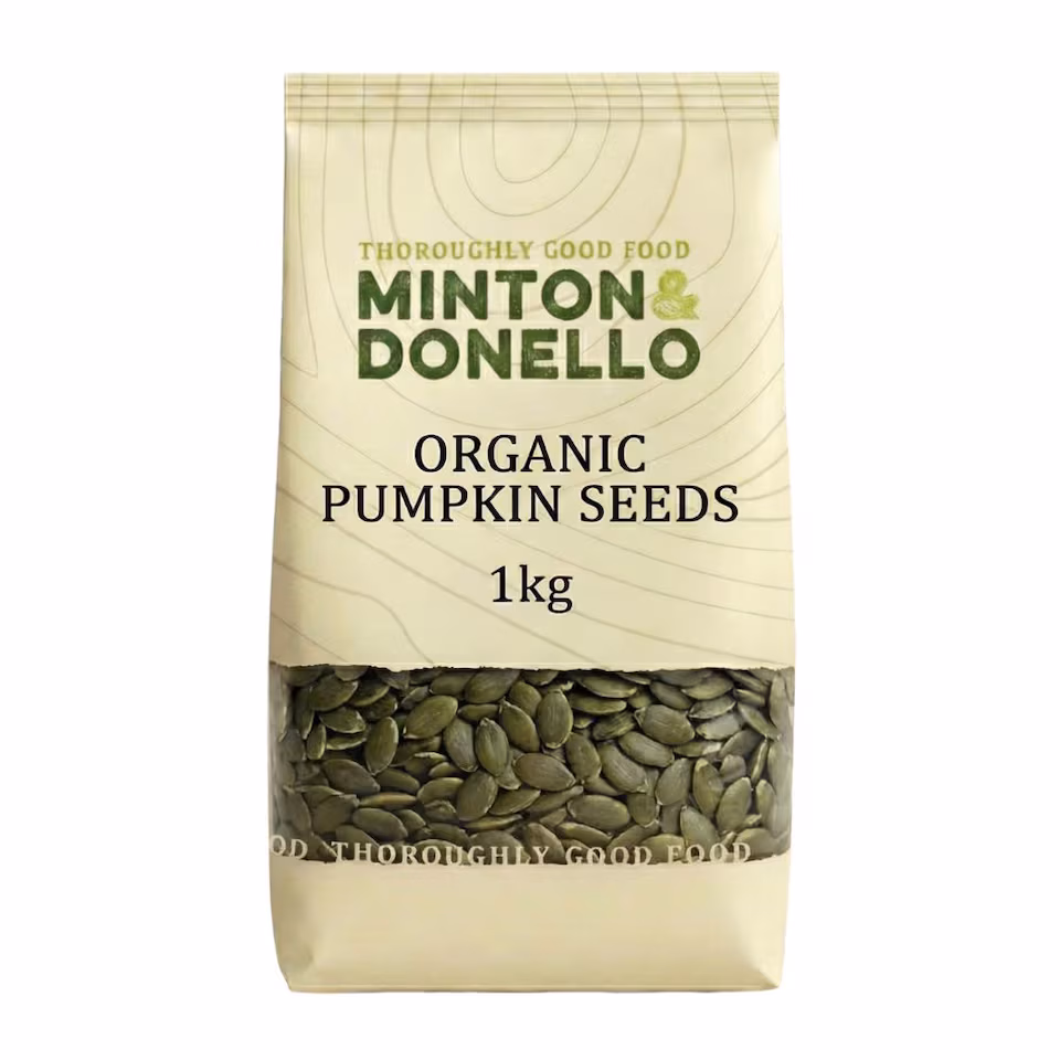 Minton & Donello Organic Pumpkin Seeds 6 x 1Kg
