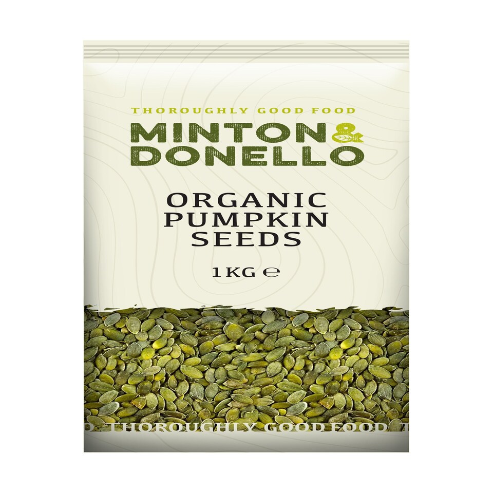 Minton & Donello Organic Pumpkin Seeds 6 x 1Kg