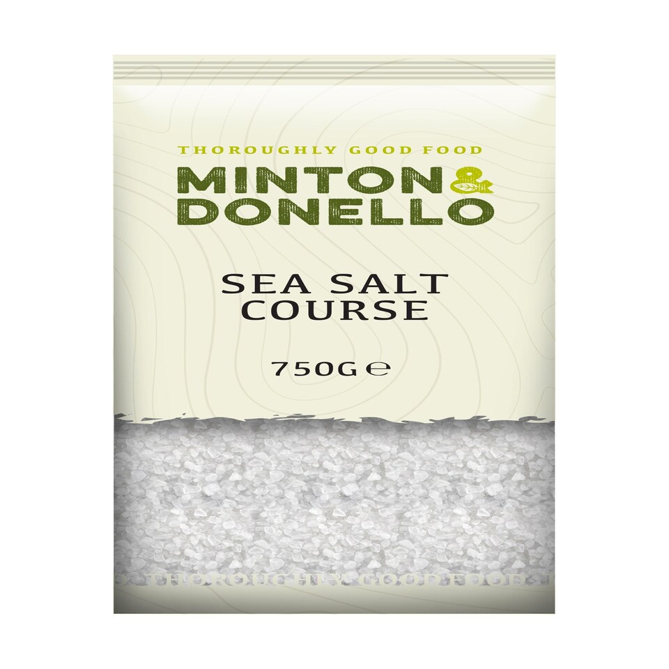 Minton & Donello Coarse Sea Salt 6 x 750g
