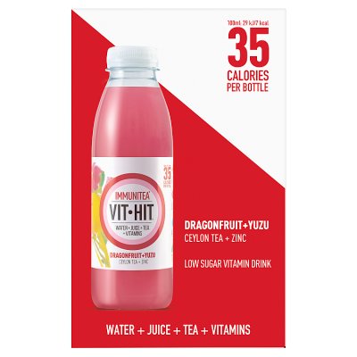 VITHIT Immunitea Dragonfruit, Yuzu, Cleyon Tea & Zinc