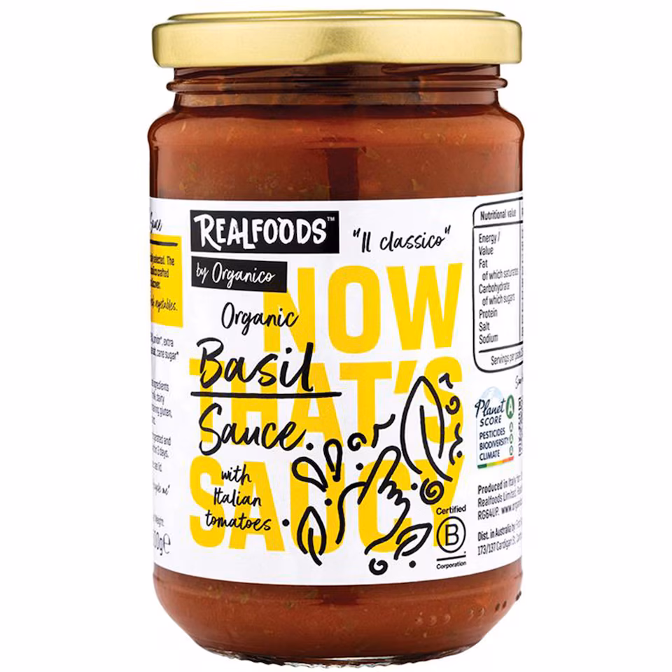 Organic Tomato and Basil Sauce 300g (Organico)
