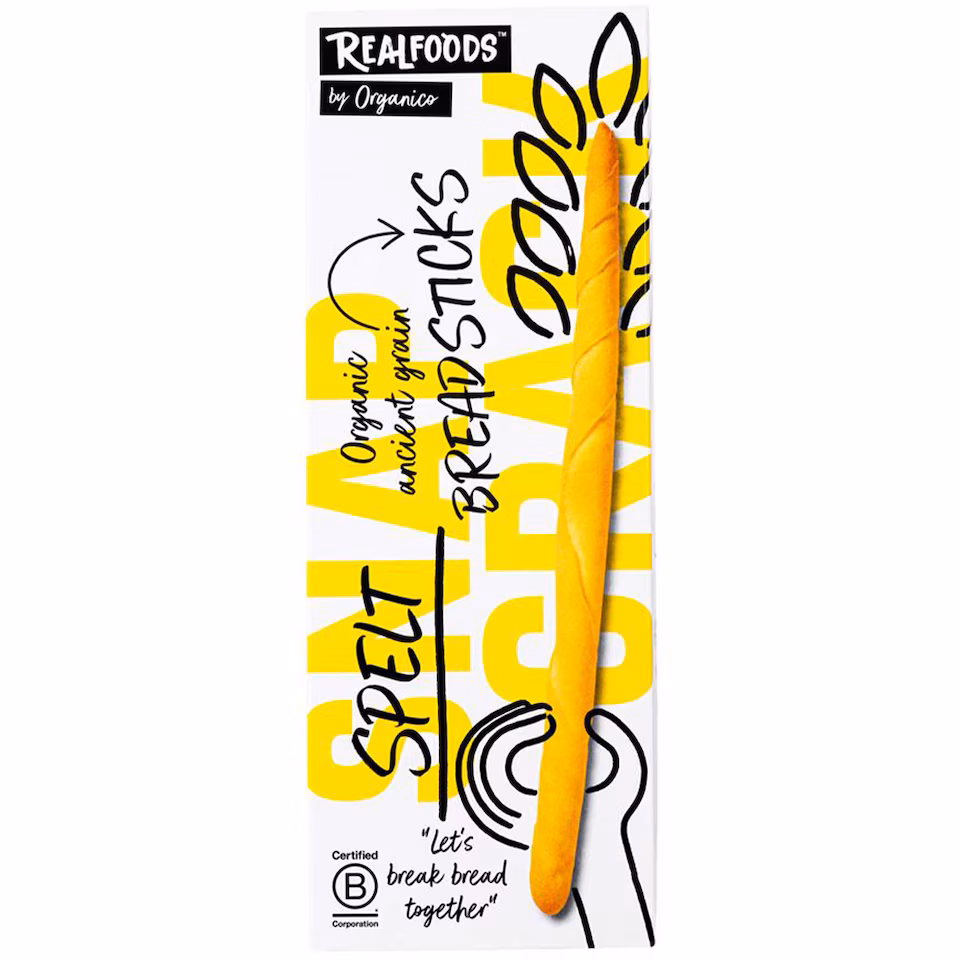 Organic Spelt Breadsticks 120g (Organico)