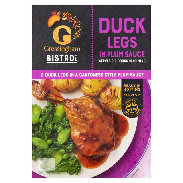 Gressingham Duck Legs with Plum Sauce 400g (Serves 2)