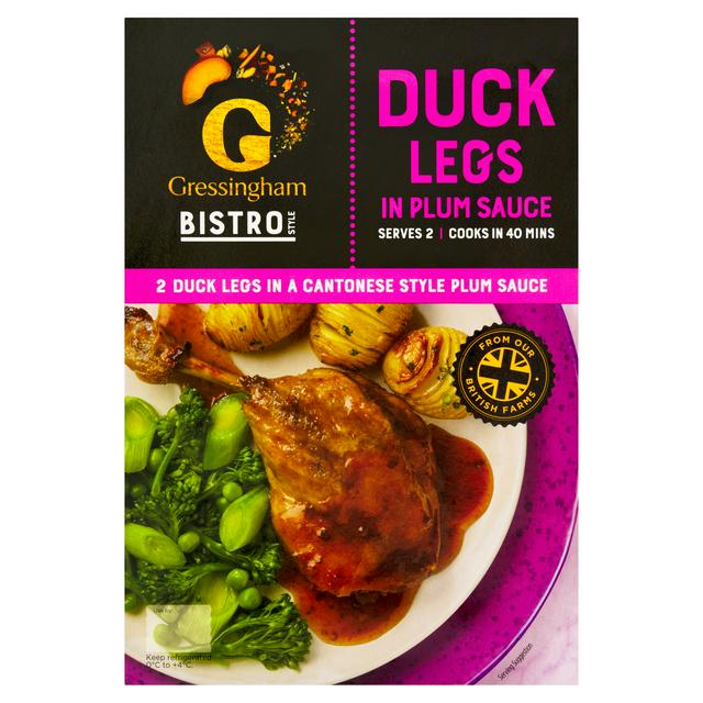 Gressingham Duck Legs with Plum Sauce 400g (Serves 2)
