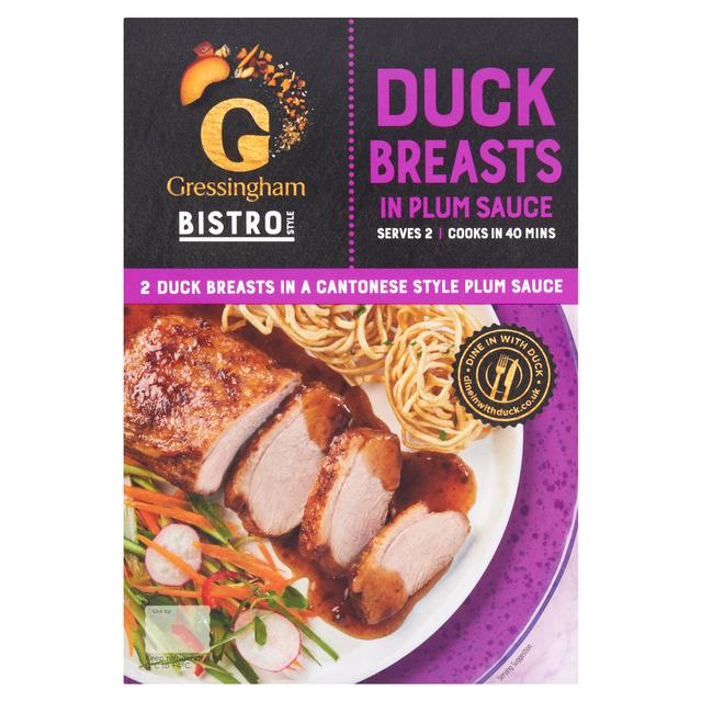 Gressingham Bistro Style Duck Breasts in Plum Sauce 400g