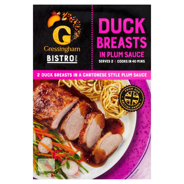 Gressingham Bistro Style Duck Breasts in Plum Sauce 400g