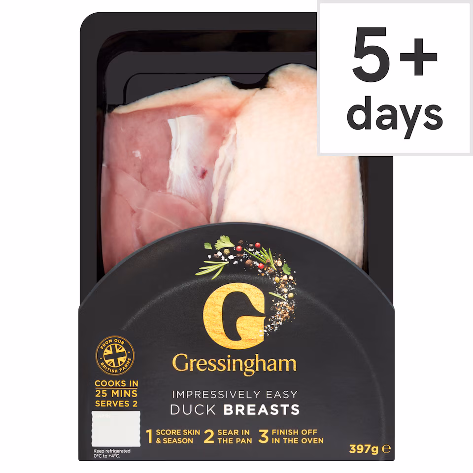 Gressingham Duck Breast Fillets 397G