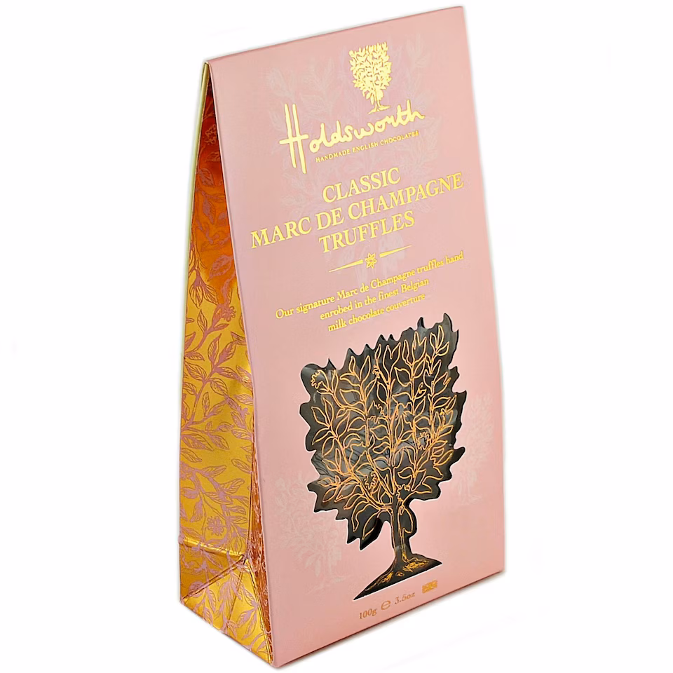 Holdsworth Chocolates Marc De Champagne Truffles | Milk  | 100g