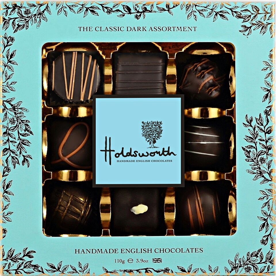 Holdsworth Chocolates Classic Dark Assortment Box 110g